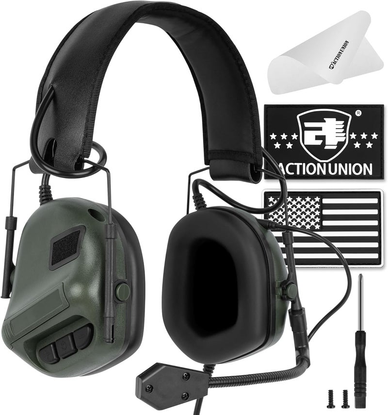 ACTIONUNION Tactical Headwear Headset No Noise Reduction - Image 1